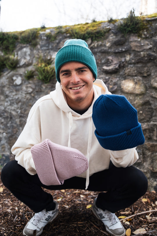 Bonnet à grosse maille MANASLU - lifestyle.