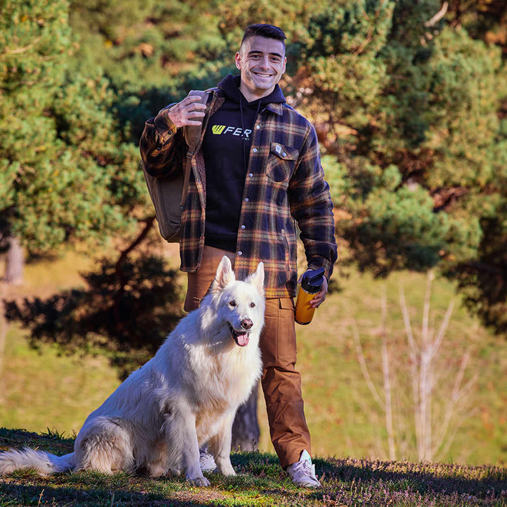 Veste Surchemise Flanelle Doublé Sherpa