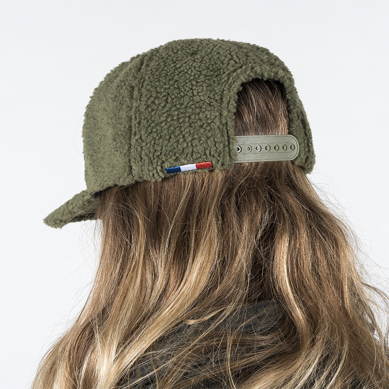 Casquette Sherpa - Kaki FEROCE vue arrière réglable