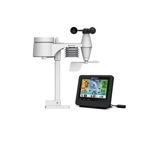 Station météo Multi-fontions sans fil écran couleur + station extérieure