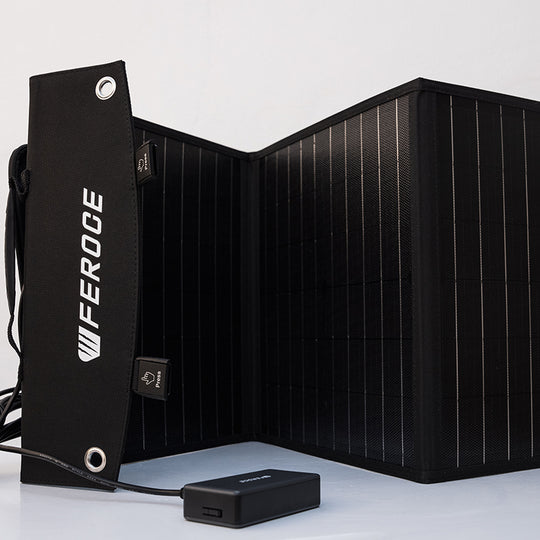 Panneau solaire portable 60W - Noir