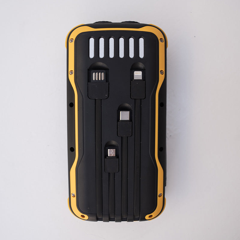 Batterie externe et chargeur solaire 16000 mAh Eclairage LED intégré