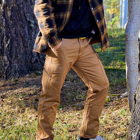Pantalon Cargo Multipoches - Marron