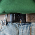 Ceinture boucle acier ouverture rapide - Sable