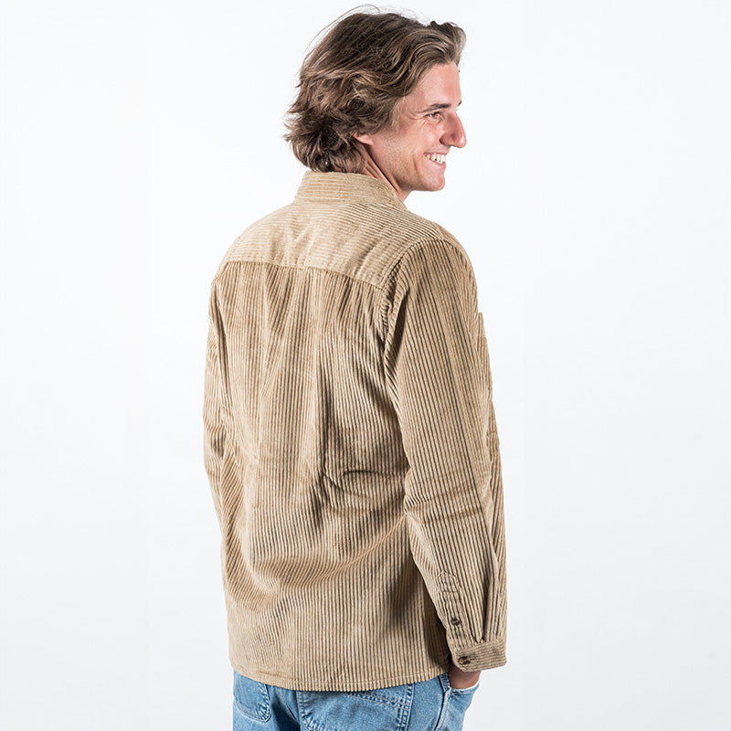 Chemise Danay velours - Camel