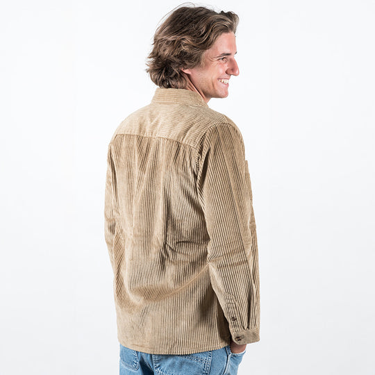 Chemise Danay velours - Camel