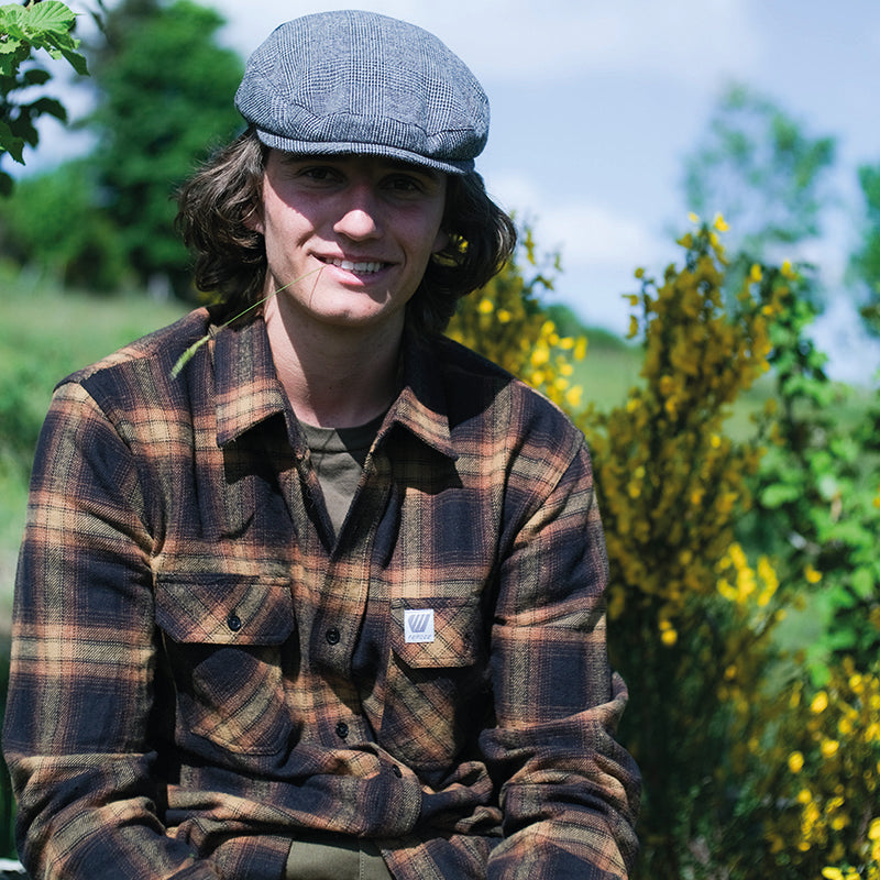 Chemise à Carreaux Flanelle Marron