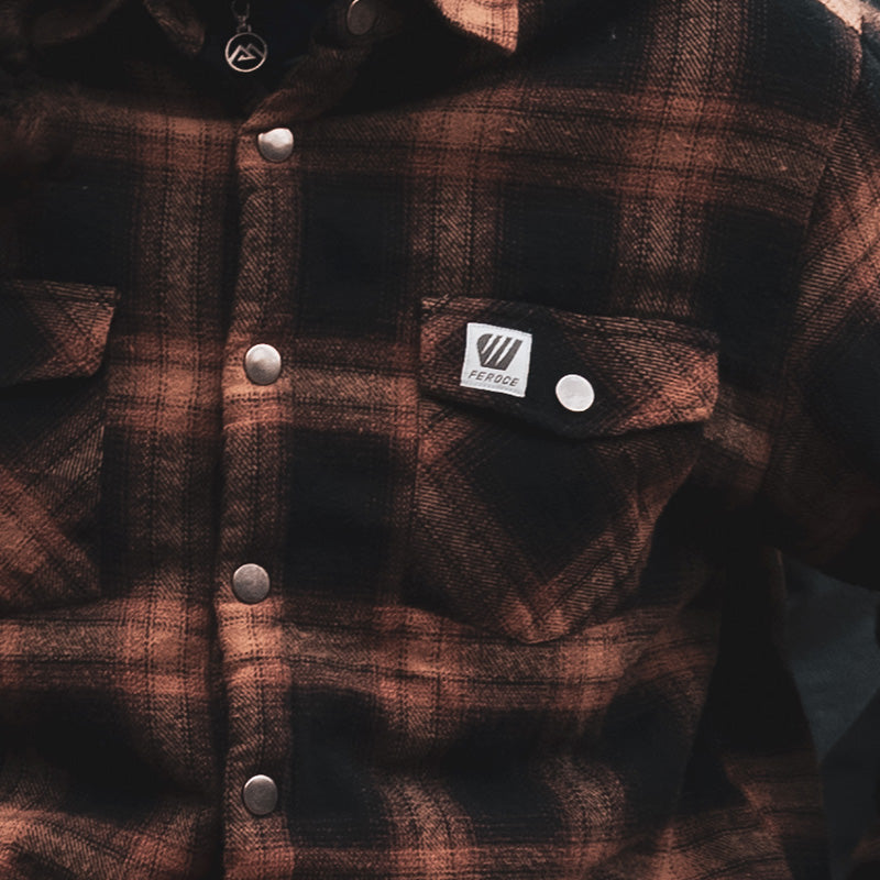 Veste Surchemise Flanelle Doublé Sherpa