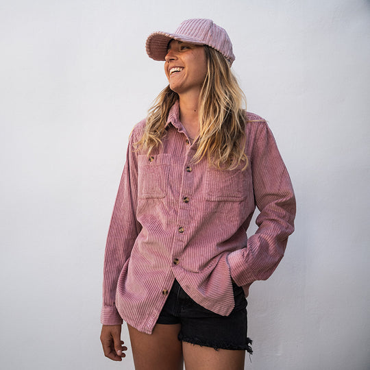 Chemise Danay velours - Rose