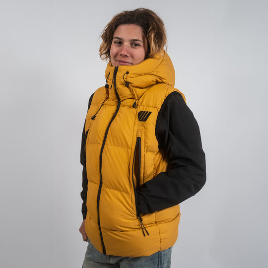 Doudoune sans manche - Jaune