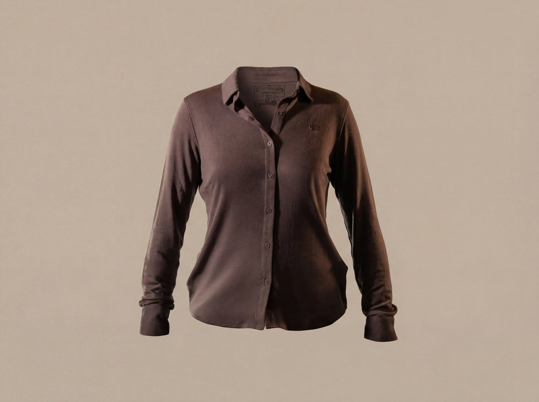 Chemise Mérinos Ibérica Femme - Rose argile FEROCE vue produit