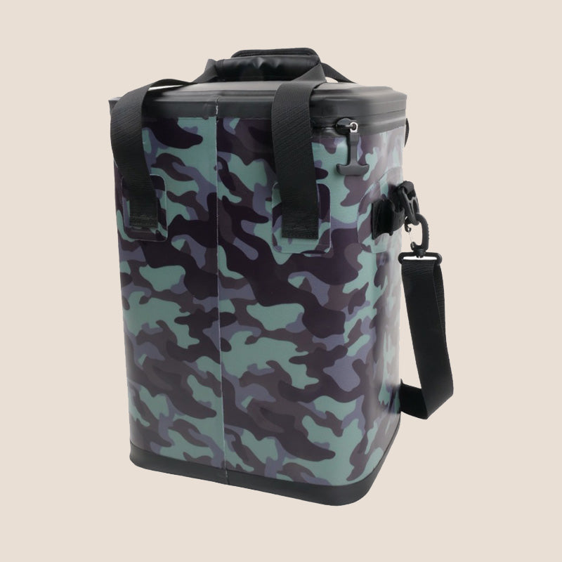 Glacière souple Loirette 18L - camouflage FEROCE vue côté produit