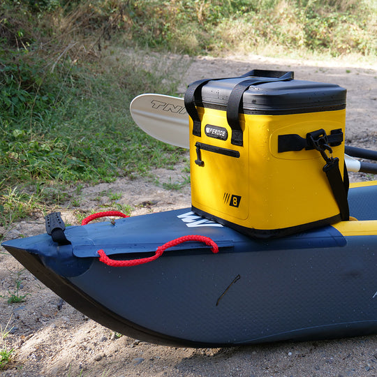 glacière souple Lignon 8L - jaune format compact avec bandoulière