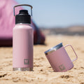 Gourde isotherme 870 ml - Rose
