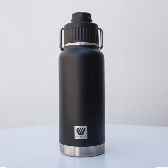 Gourde isotherme 800 ml - noir FEROCE vue produit studio