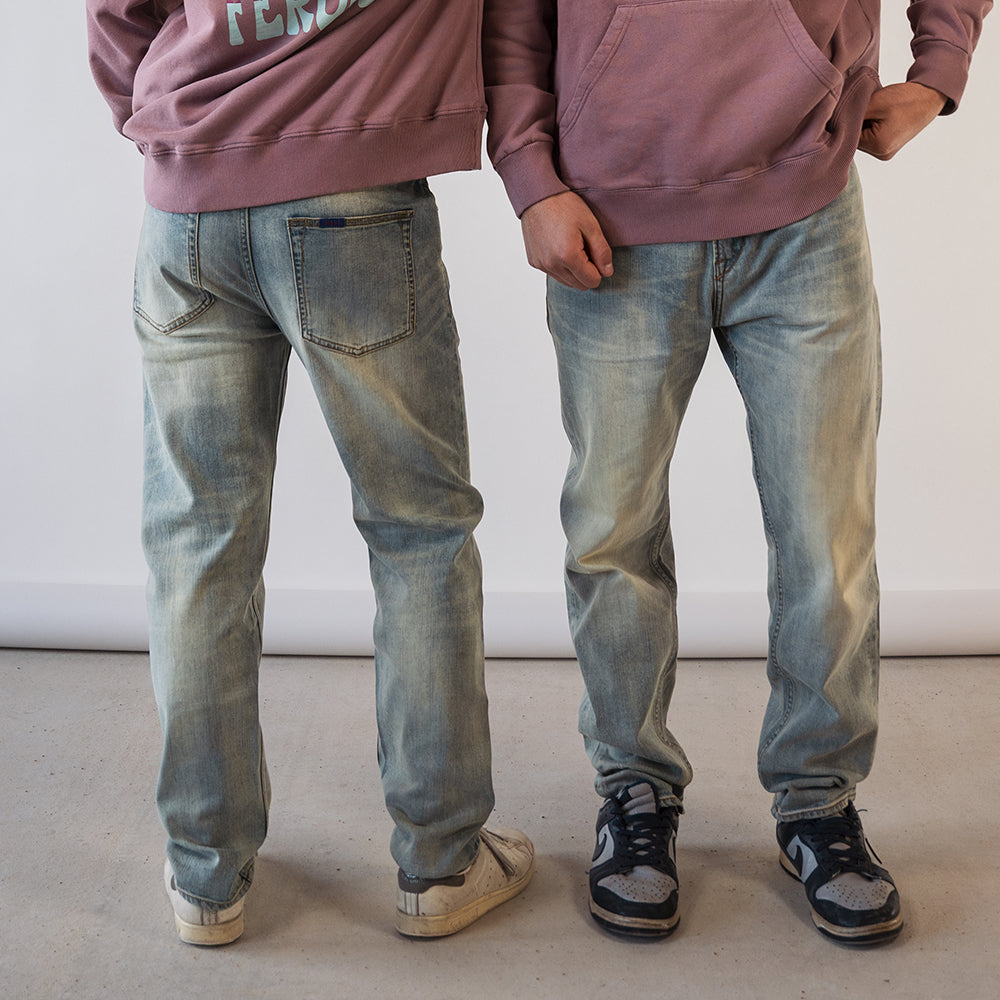 Jean Denim selvedge Lukla délavé