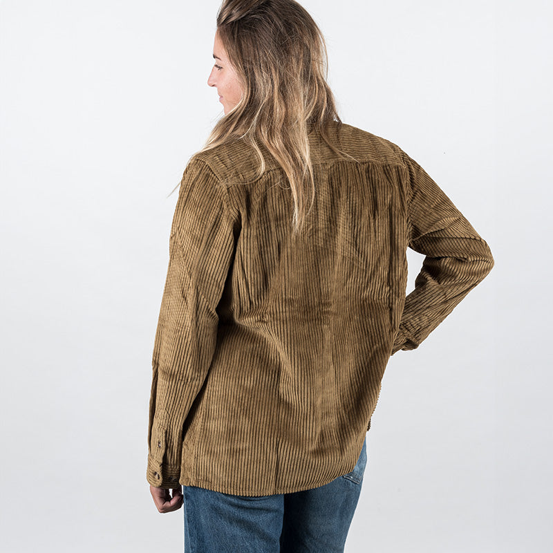 Chemise Danay velours - Havane