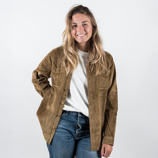 Chemise Danay velours - Havane