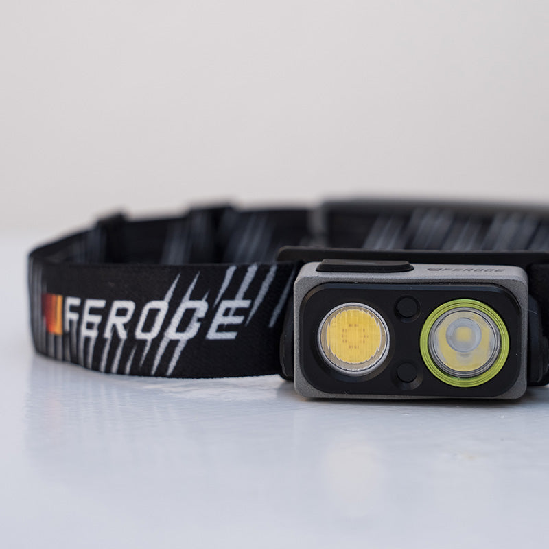 Lampe LED frontale recharge 1000 lumens batterie déportée