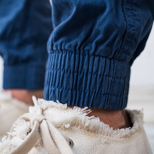 Pantalon cargo Thalassa serré - Bleu marine