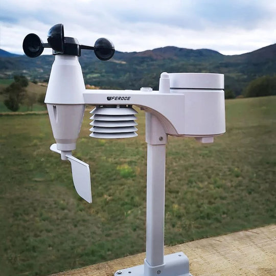 Station météo Multi-fontions sans fil écran couleur + station extérieure