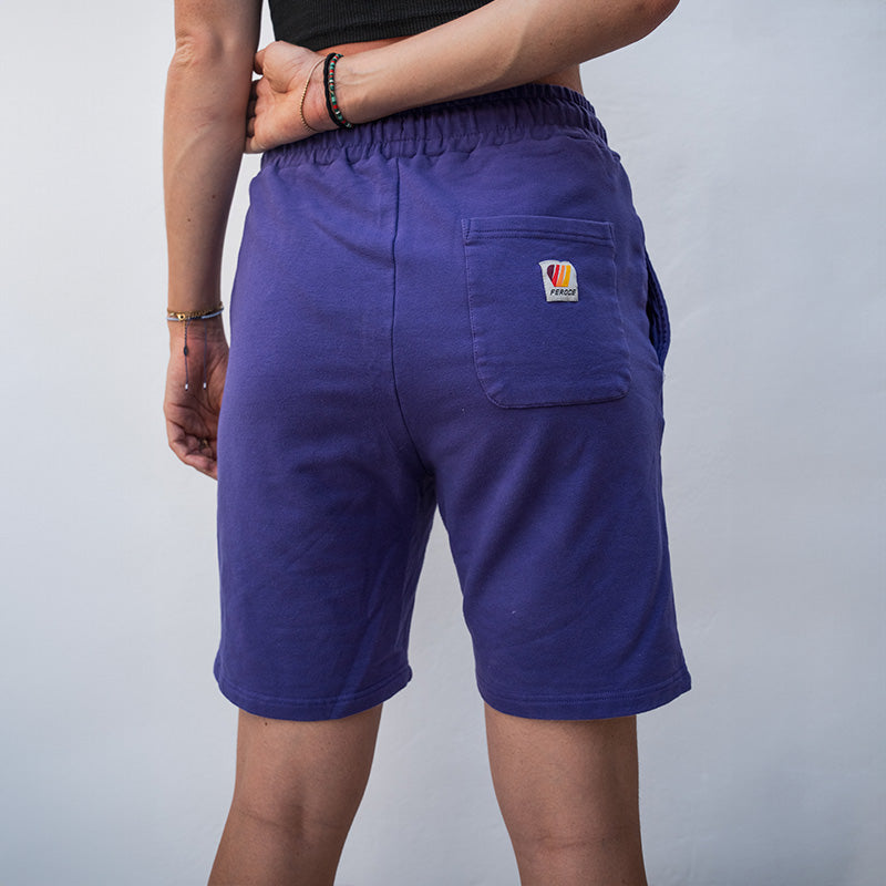 Short coton - Violet
