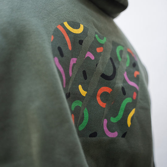 Hoodie coton bio - Kaki