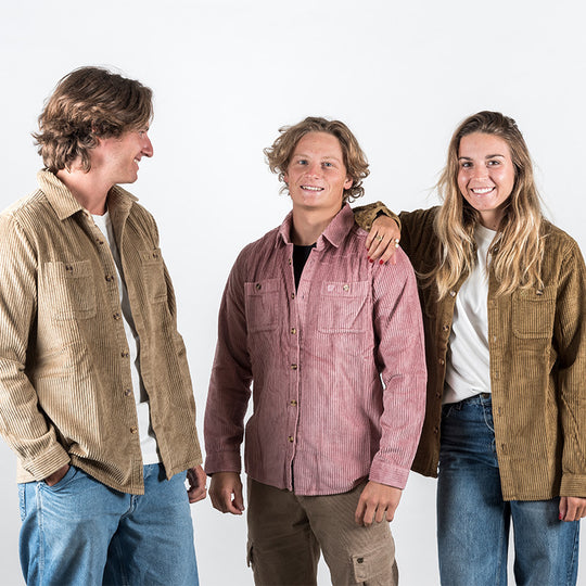 Chemise Danay velours - Camel