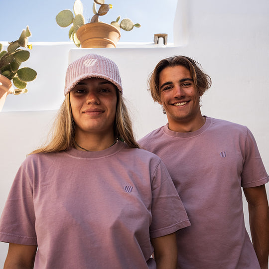 T-shirt coton bio Pounda Feroce - Rose