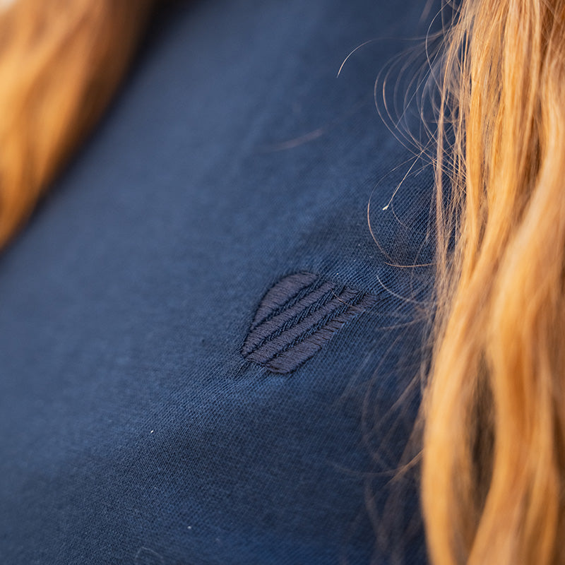 T-shirt coton bio Pounda Feroce - Bleu marine